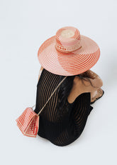 Set mini Linda Pink y Sombrero ala grande Pink