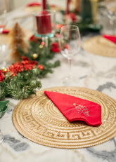 Individual Llave Gold Navidad