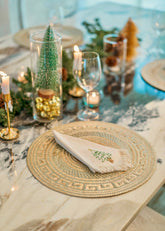 Individual Llave Silver Navidad