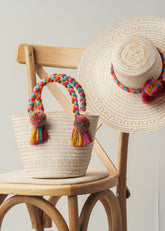 Set mini Macuira arcoíris y Sombrero grande