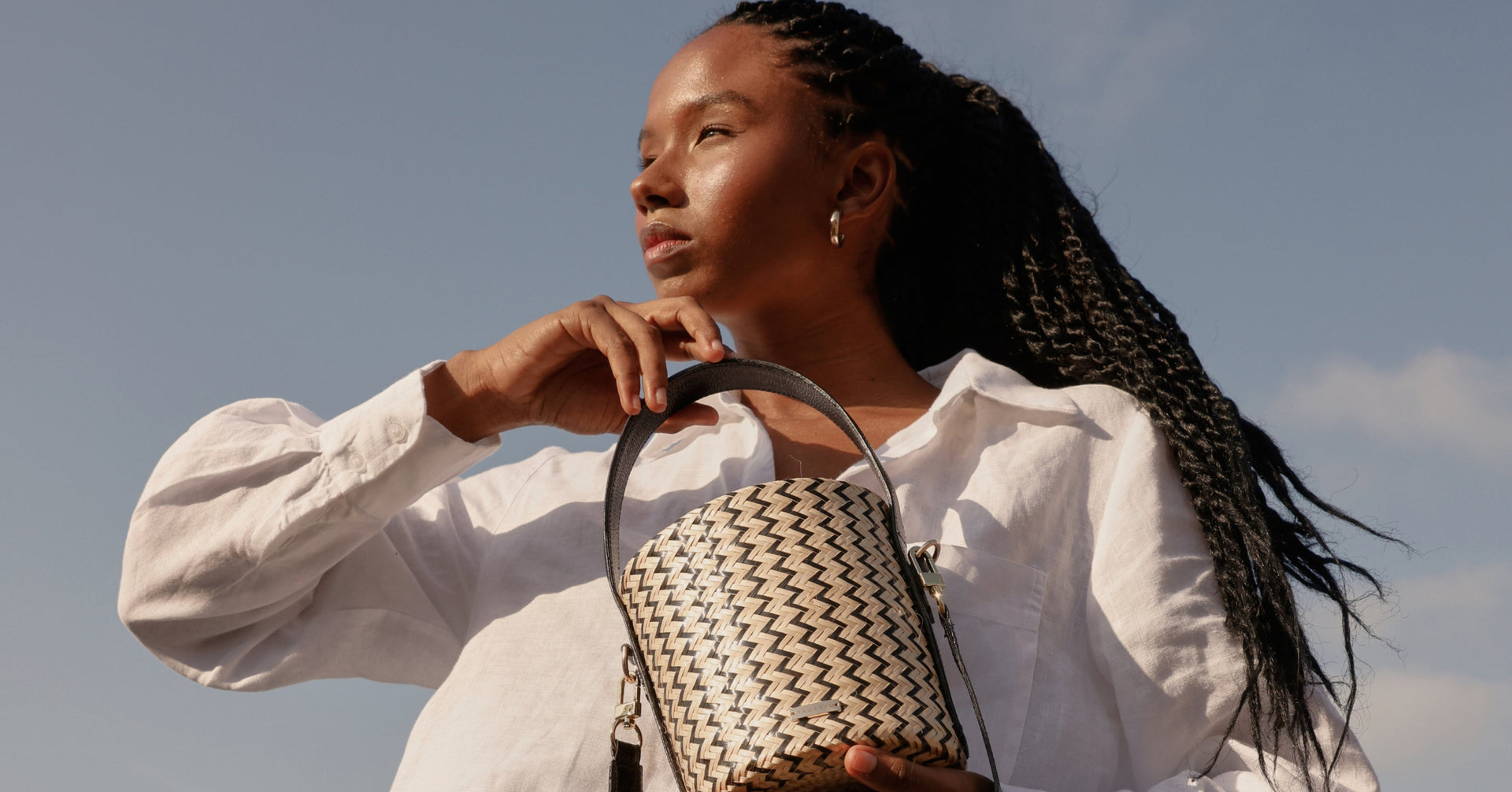 Bolso en palma wayuu