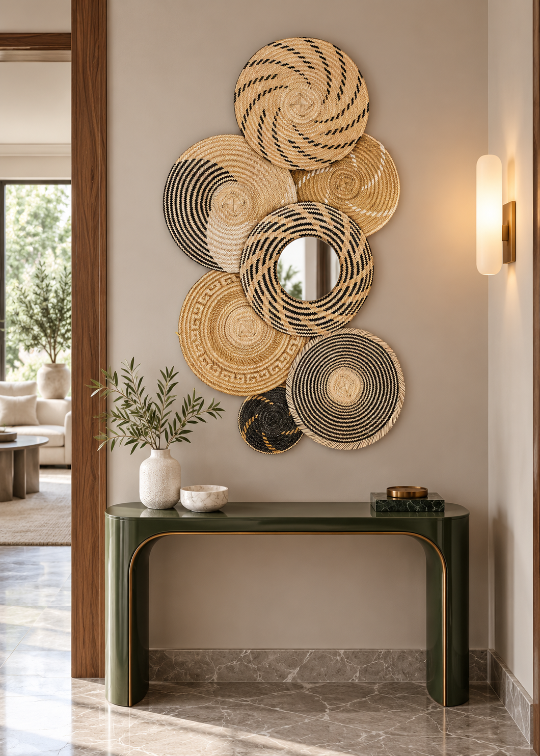 Decoración de paredes atardecer