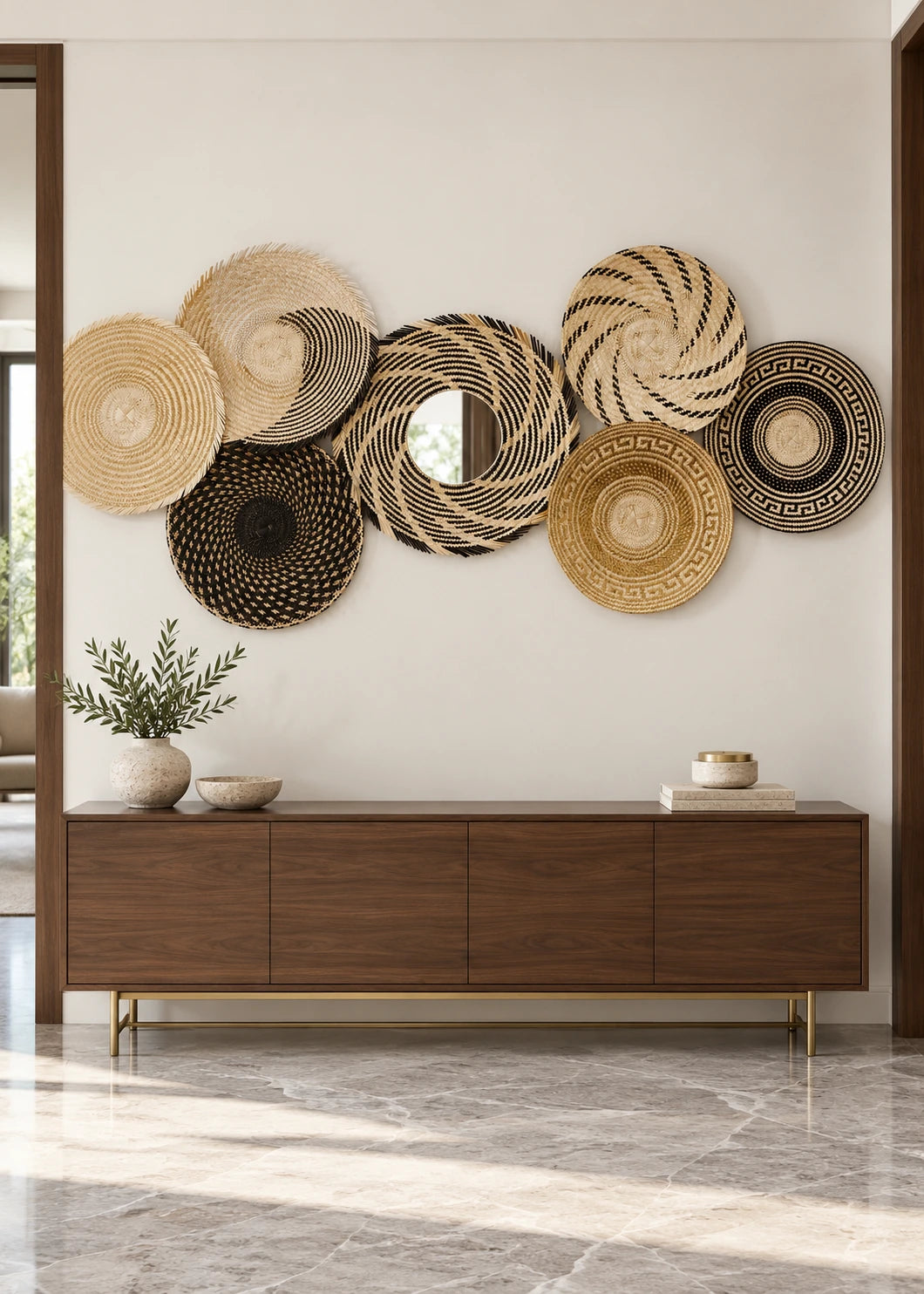 Decoración de paredes raíces